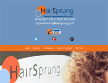 Tablet Screenshot of hairsprung.com